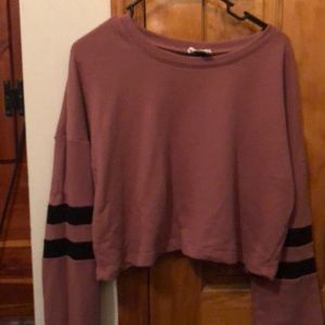 Long sleeve crop top